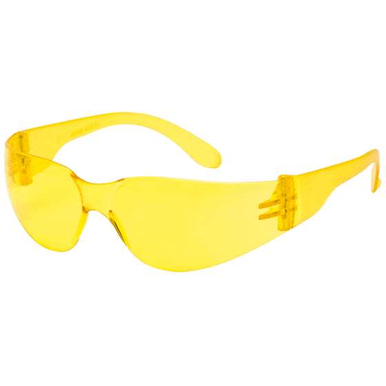 Die Einscheibenbrille Flash Nueva von Medop ist aus Polycarbonat gefertigt und bietet maximale Stoßfestigkeit