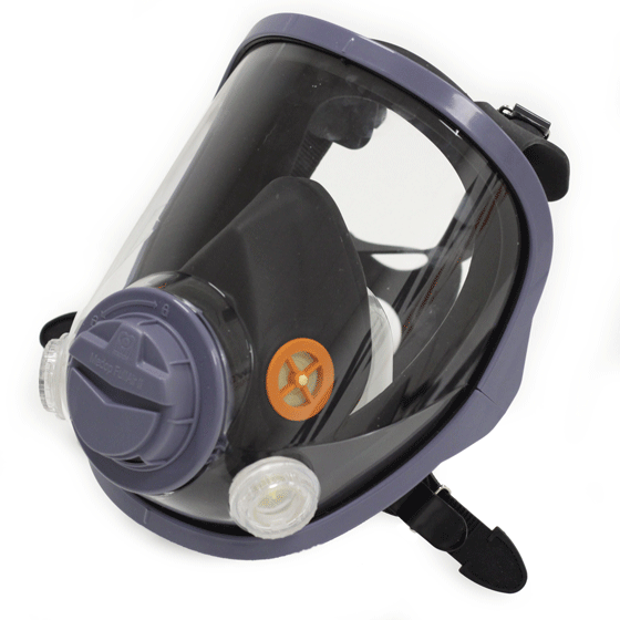 Full face mask, Medop, Double filter mask, Full Air, Full Air II, Respiratory and eye protection. Lightweight