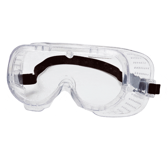 O modelo GP1 da Medop, uns óculos panorâmicos que oferecem uma excelente proteção contra impactos, sem embaciamento e isento de metais.