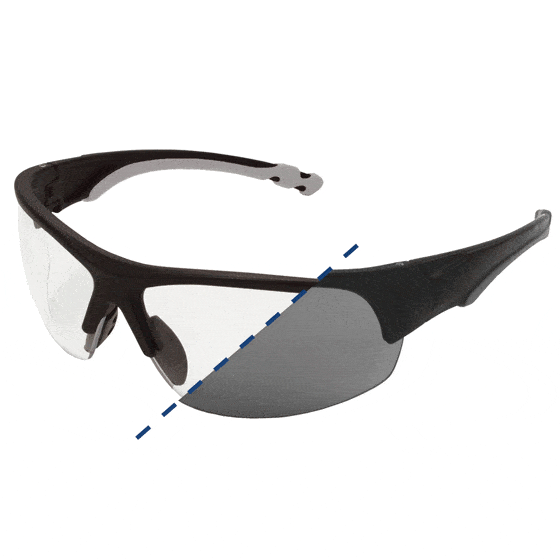 Gli occhiali Kasai, gli occhiali tecnologicamente più avanzati di Medop, lente fotocromatica certificata, da sole con doppia certificazione, UV e incolore.